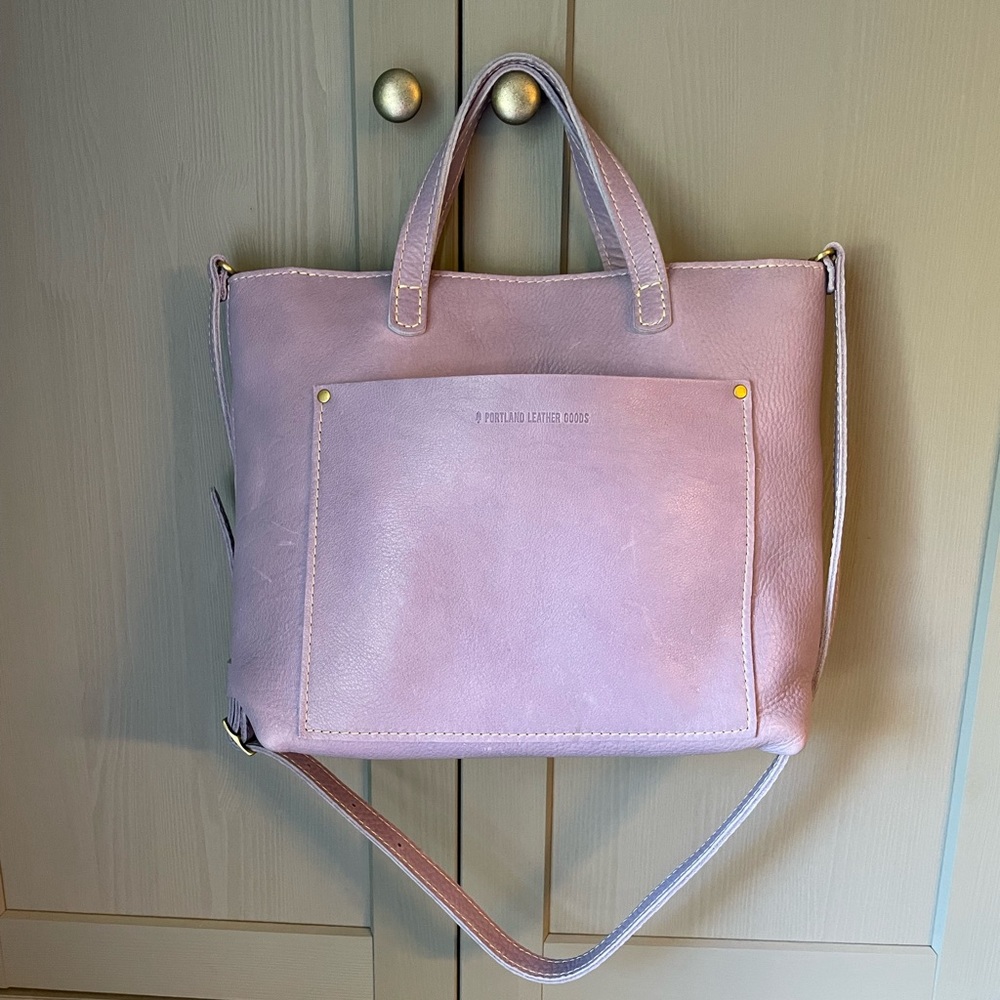 Portland Leather Goods Medium Crossbody in Wisteria